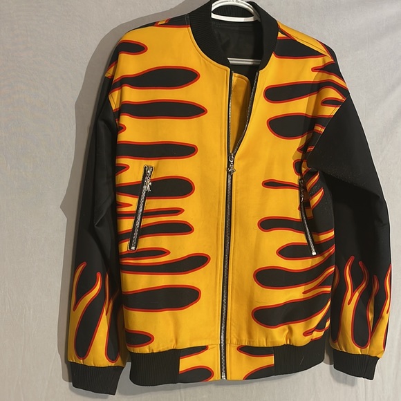 Flame bomber jacket - Picture 2 of 5